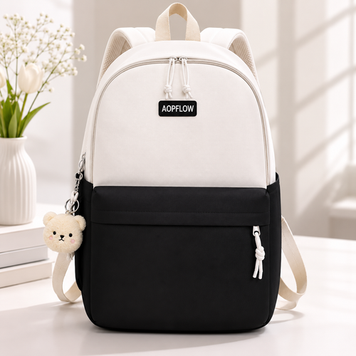 Fashion Patchwork Backpack Daily Travel Bag