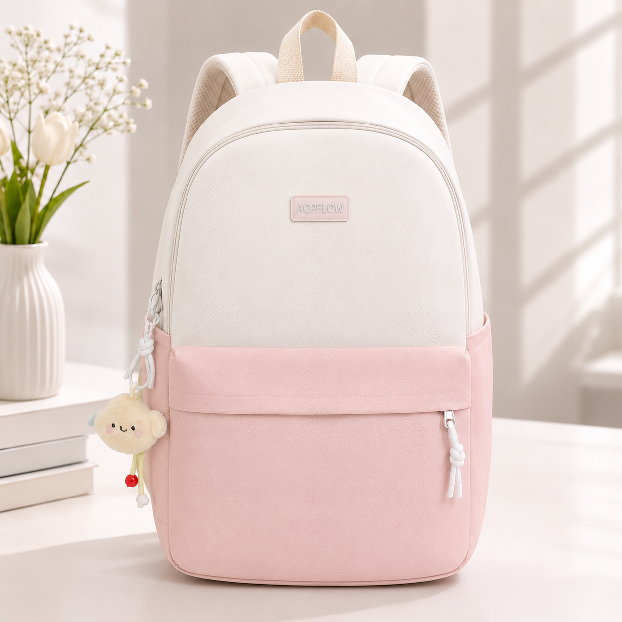 Fashion Patchwork Backpack Daily Travel Bag