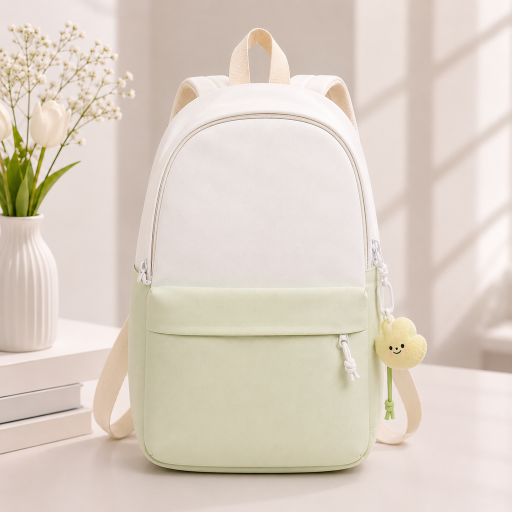 Fashion Patchwork Backpack Daily Travel Bag