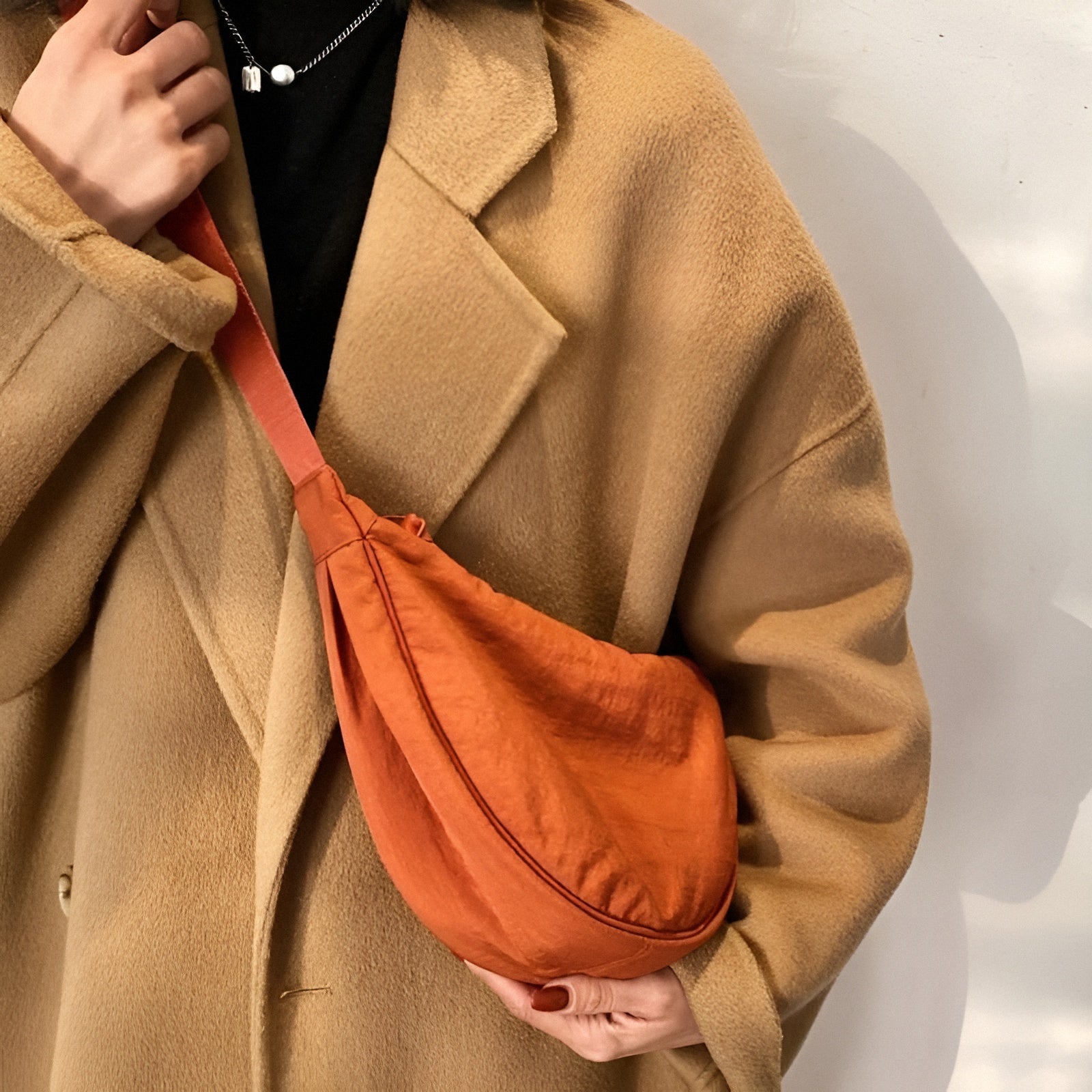 Nylon Hobo crossbody bag