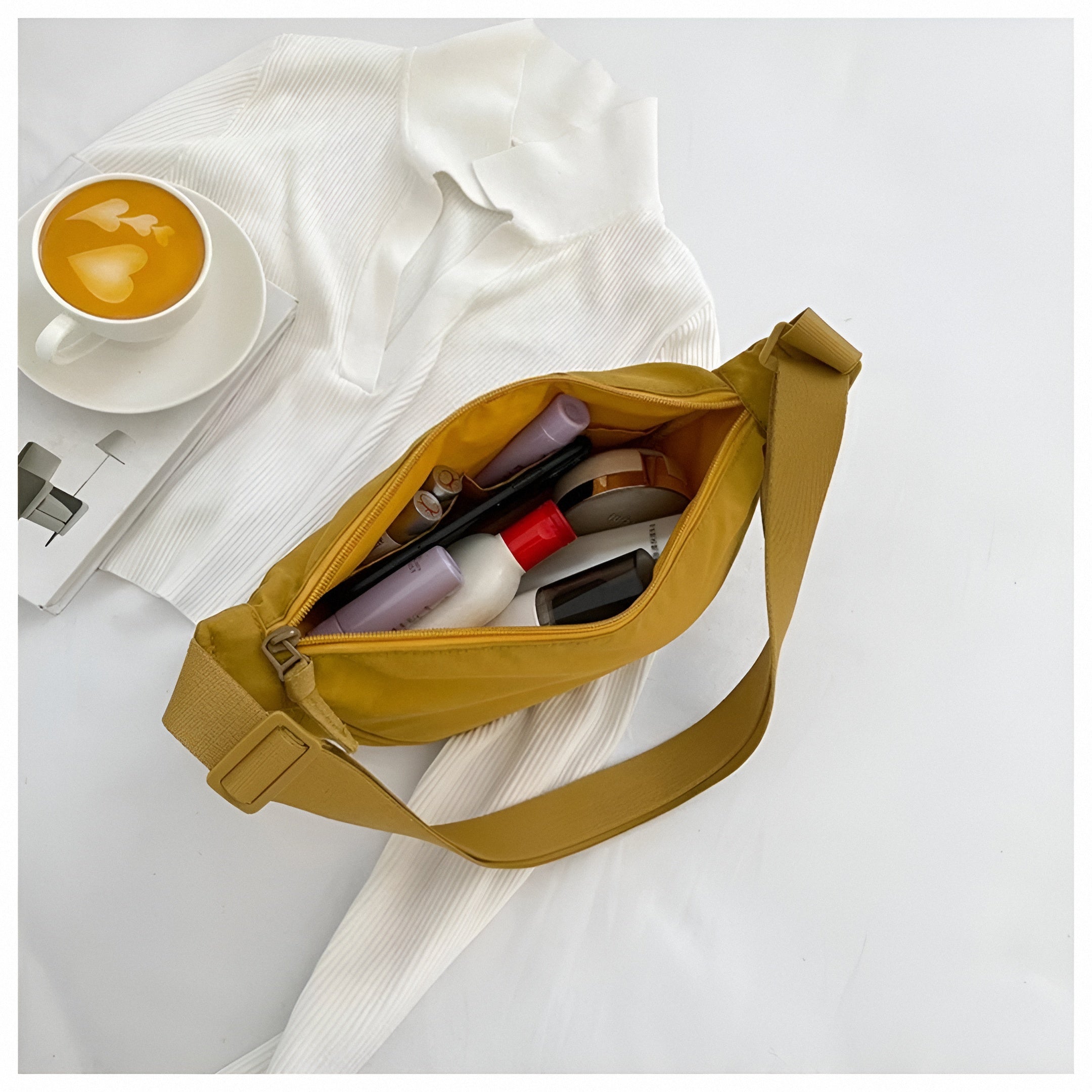 Nylon Hobo crossbody bag