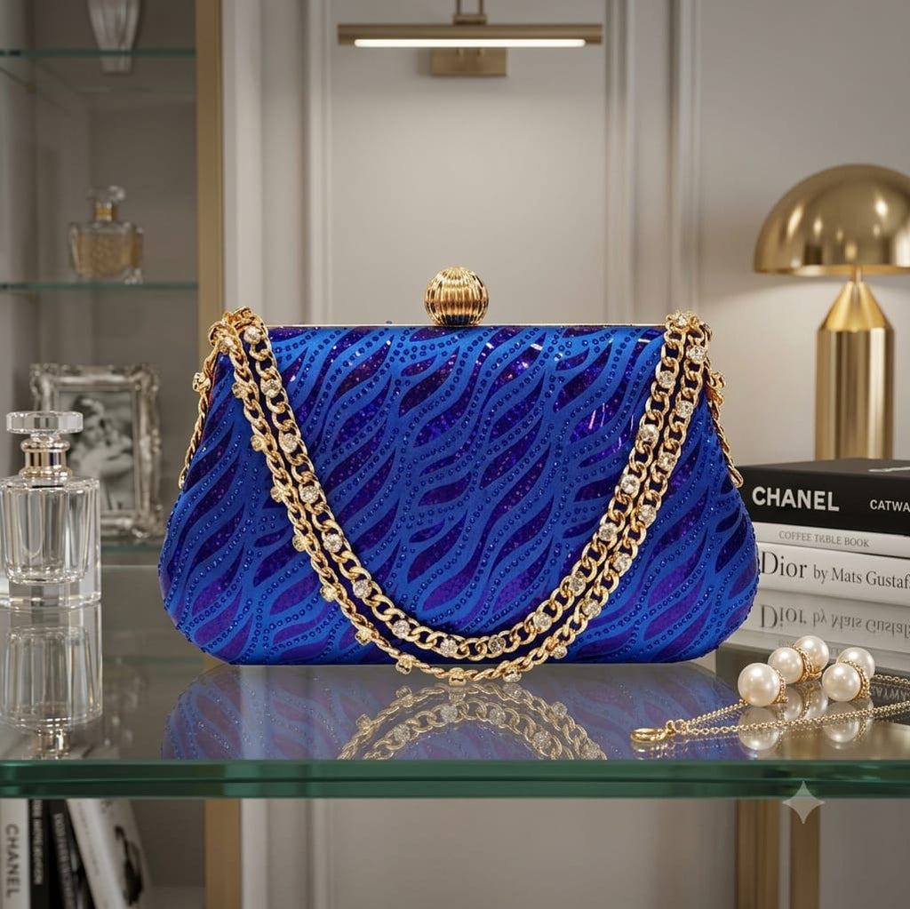 Women's Elegant Crystal Handbag
