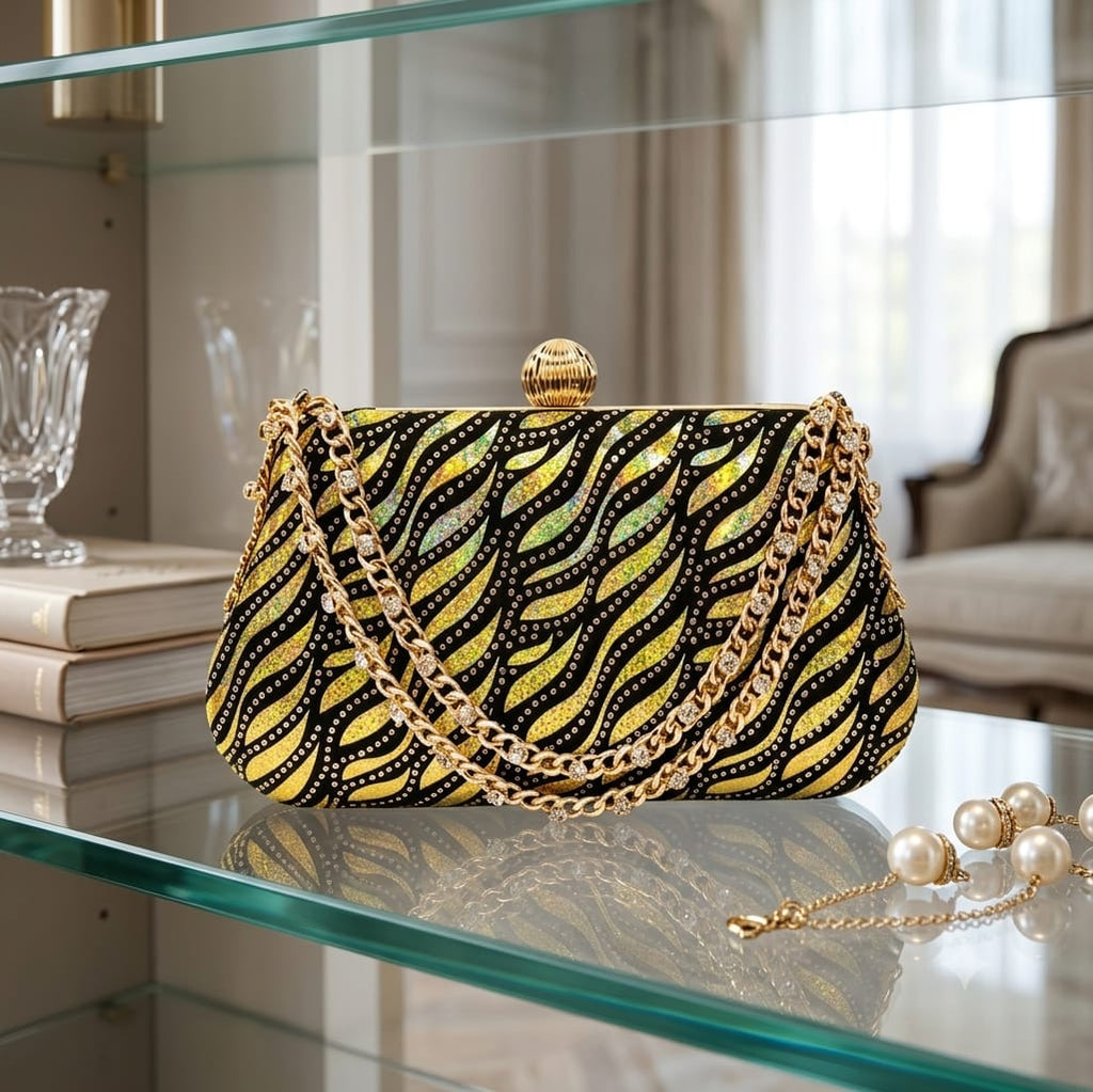 Women's Elegant Crystal Handbag