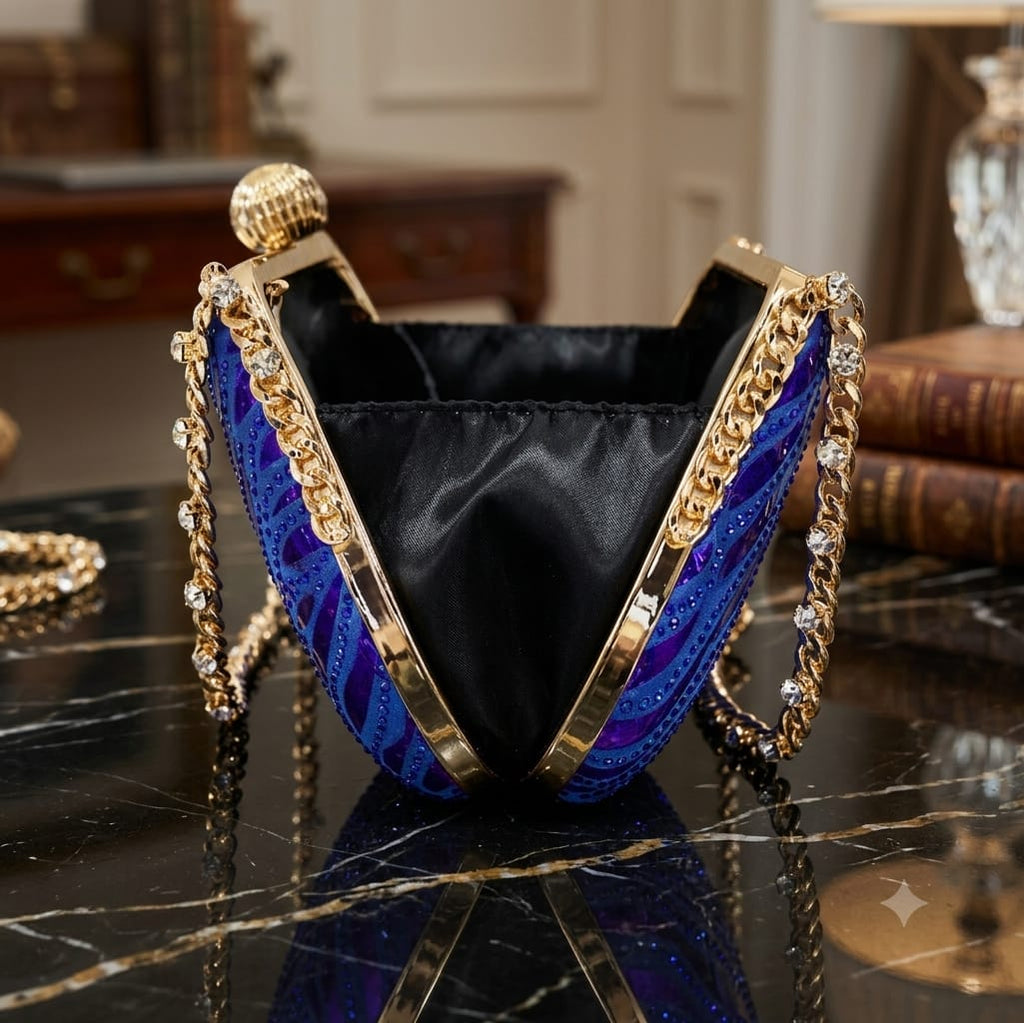 Women's Elegant Crystal Handbag