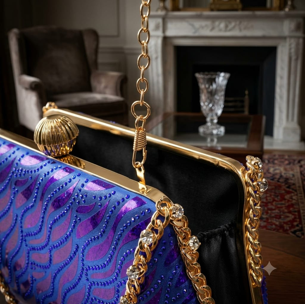 Women's Elegant Crystal Handbag