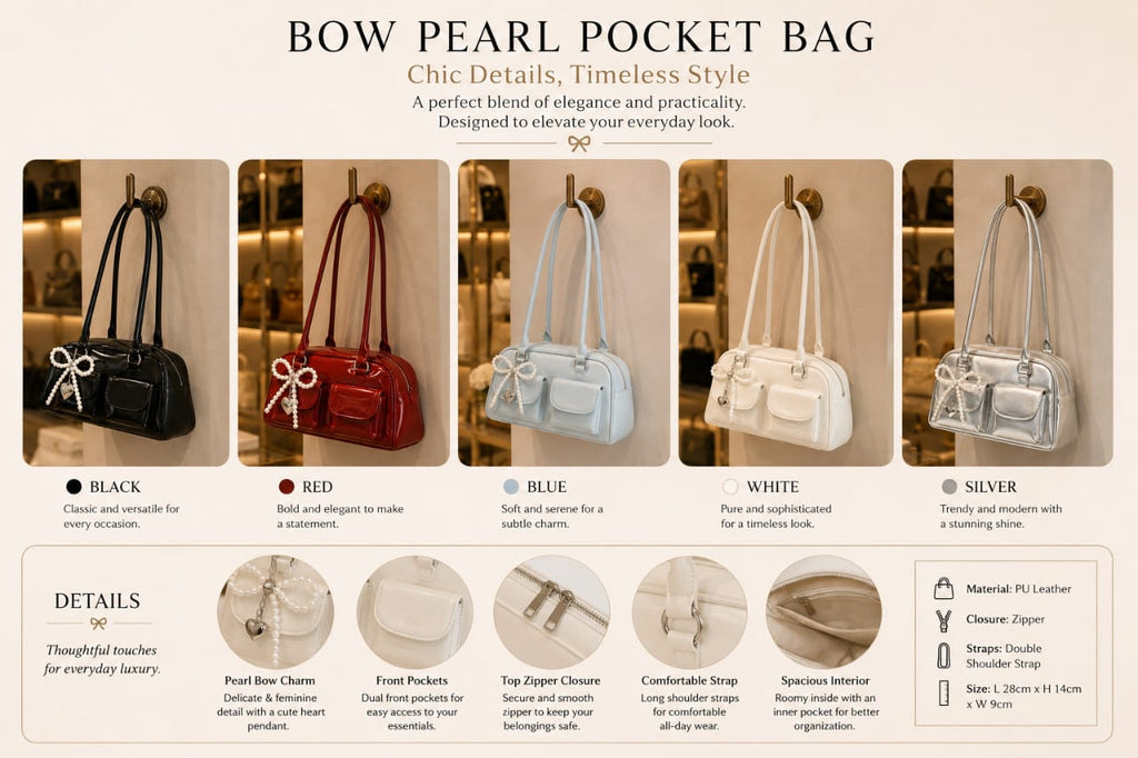 Bow Pearl Pocket