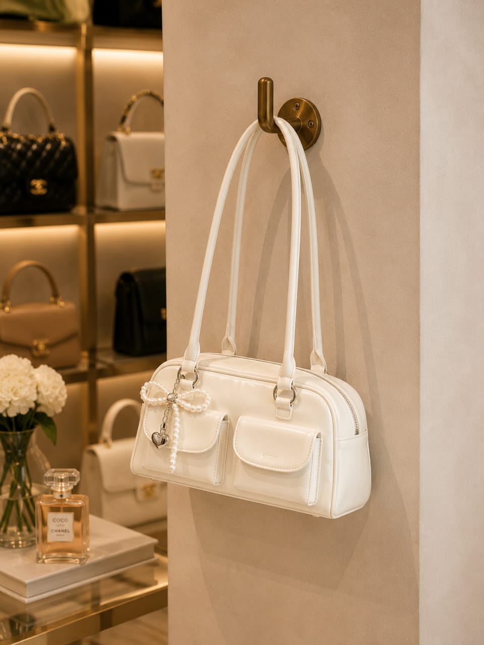 Bow Pearl Pocket