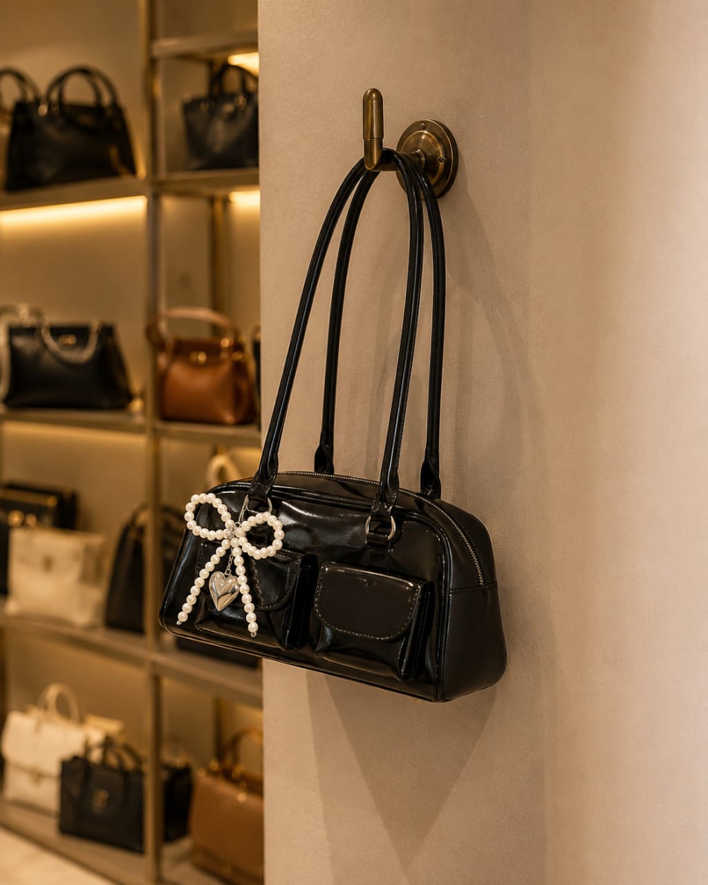 Bow Pearl Pocket