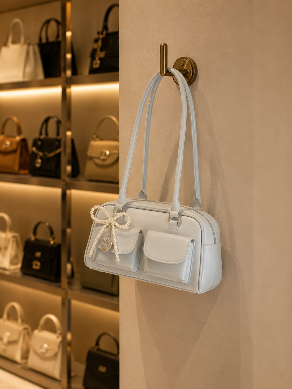 Bow Pearl Pocket